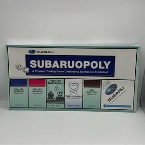 Subaruopoly Monopoly Board Game New Sealed
